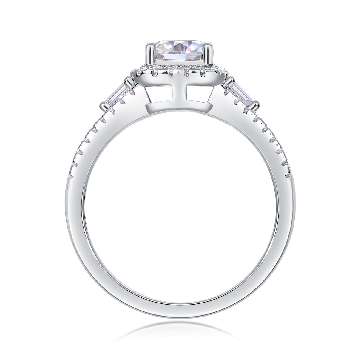 The Fiorenza Ring moissanite engagement ring by Trésor Diamond
