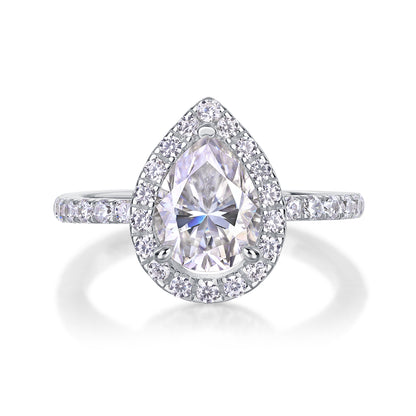 The Elisia Ring moissanite engagement ring by Trésor Diamond