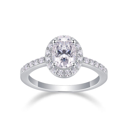 Elysian Glow Ring moissanite engagement ring by Trésor Diamond