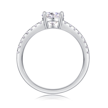 The Serene Ring moissanite engagement ring by Trésor Diamond