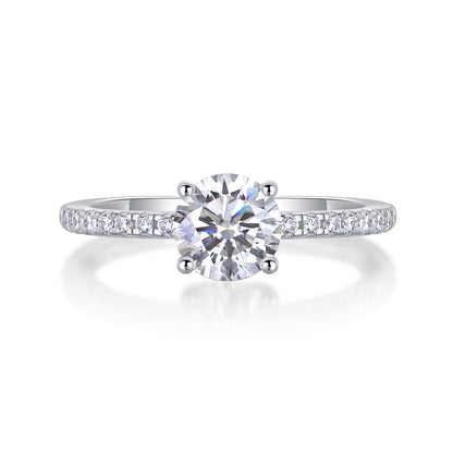 The Serene Ring moissanite engagement ring by Trésor Diamond