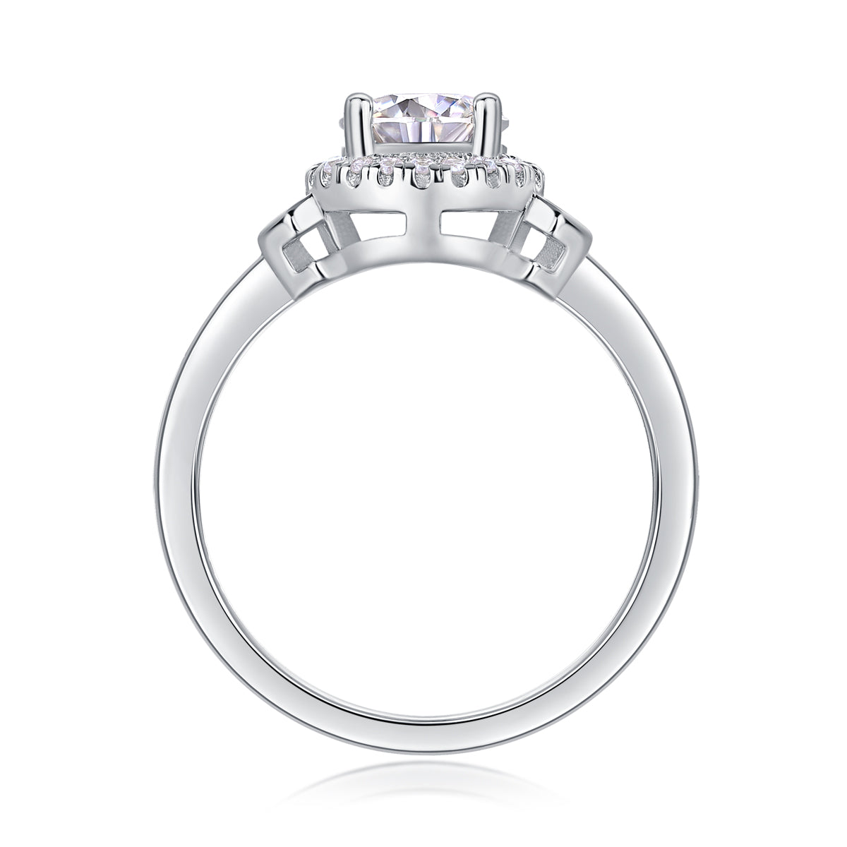 The Odessa Ring moissanite engagement ring by Trésor Diamond