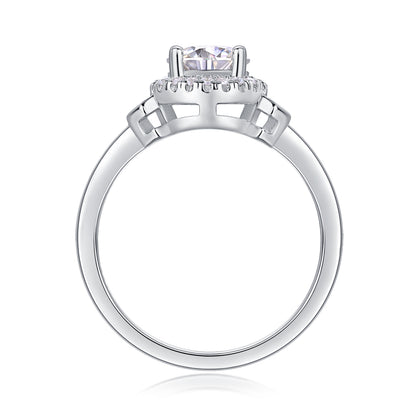 The Odessa Ring moissanite engagement ring by Trésor Diamond