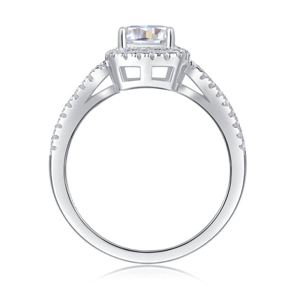 The Marcelle Ring moissanite engagement ring by Trésor Diamond