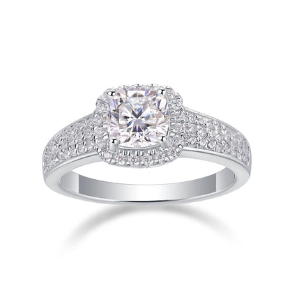 The Solange Ring moissanite engagement ring by Trésor Diamond