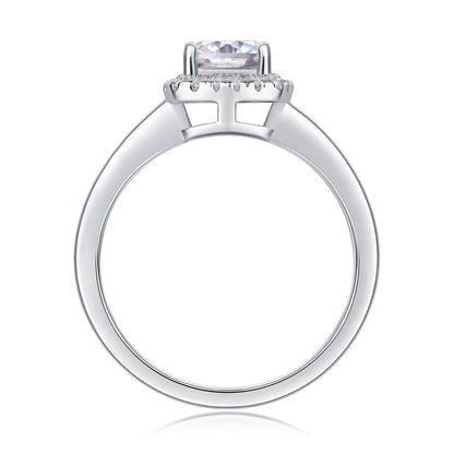 The Solange Ring moissanite engagement ring by Trésor Diamond