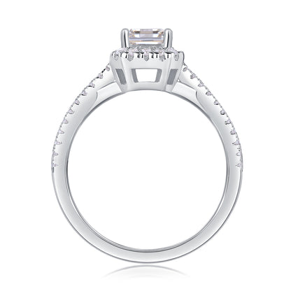 The Adrienne Ring moissanite engagement ring by Trésor Diamond