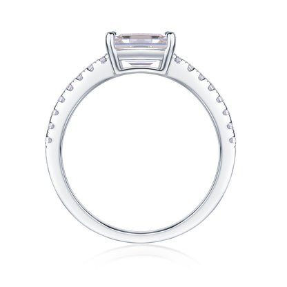 The Elenor Ring moissanite engagement ring by Trésor Diamond