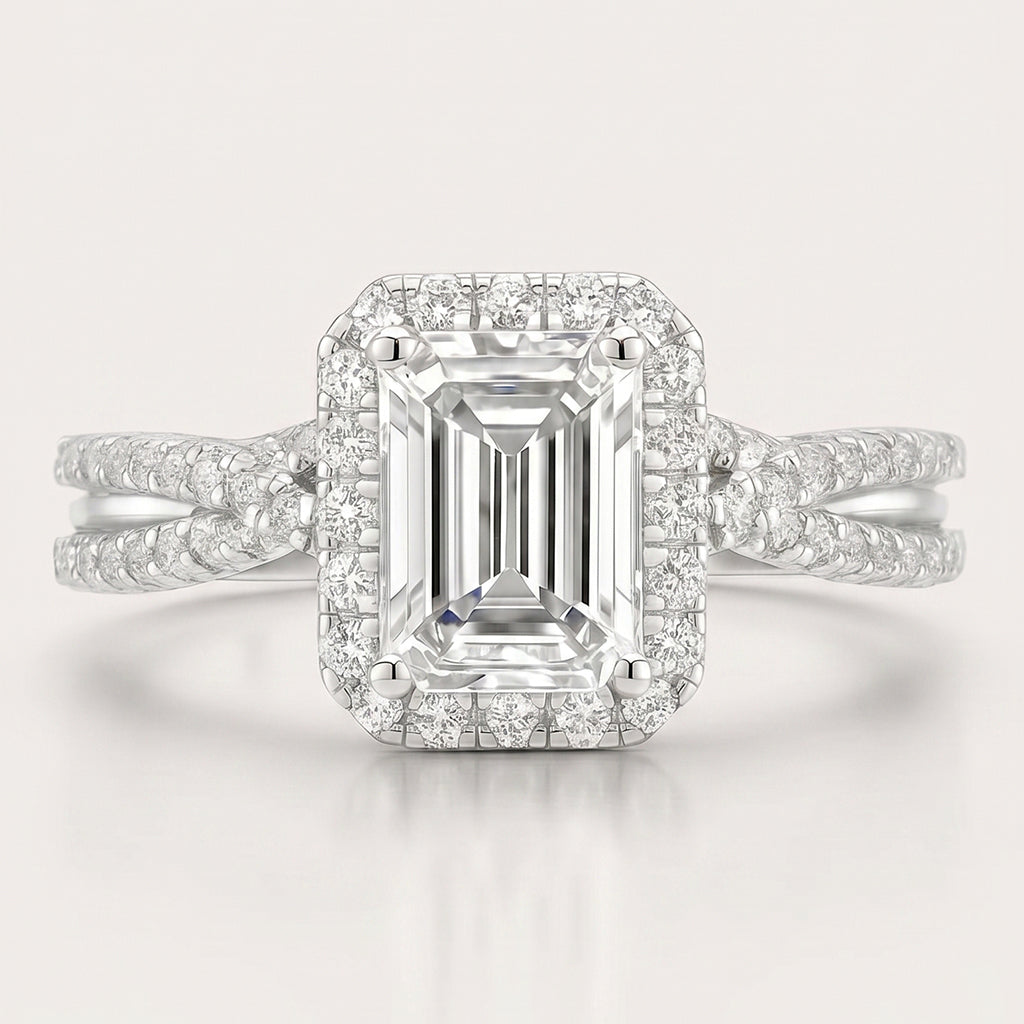 Gold Tresor Diamond The Adrienne Ring featuring a sleek band with sparkling diamond accents.