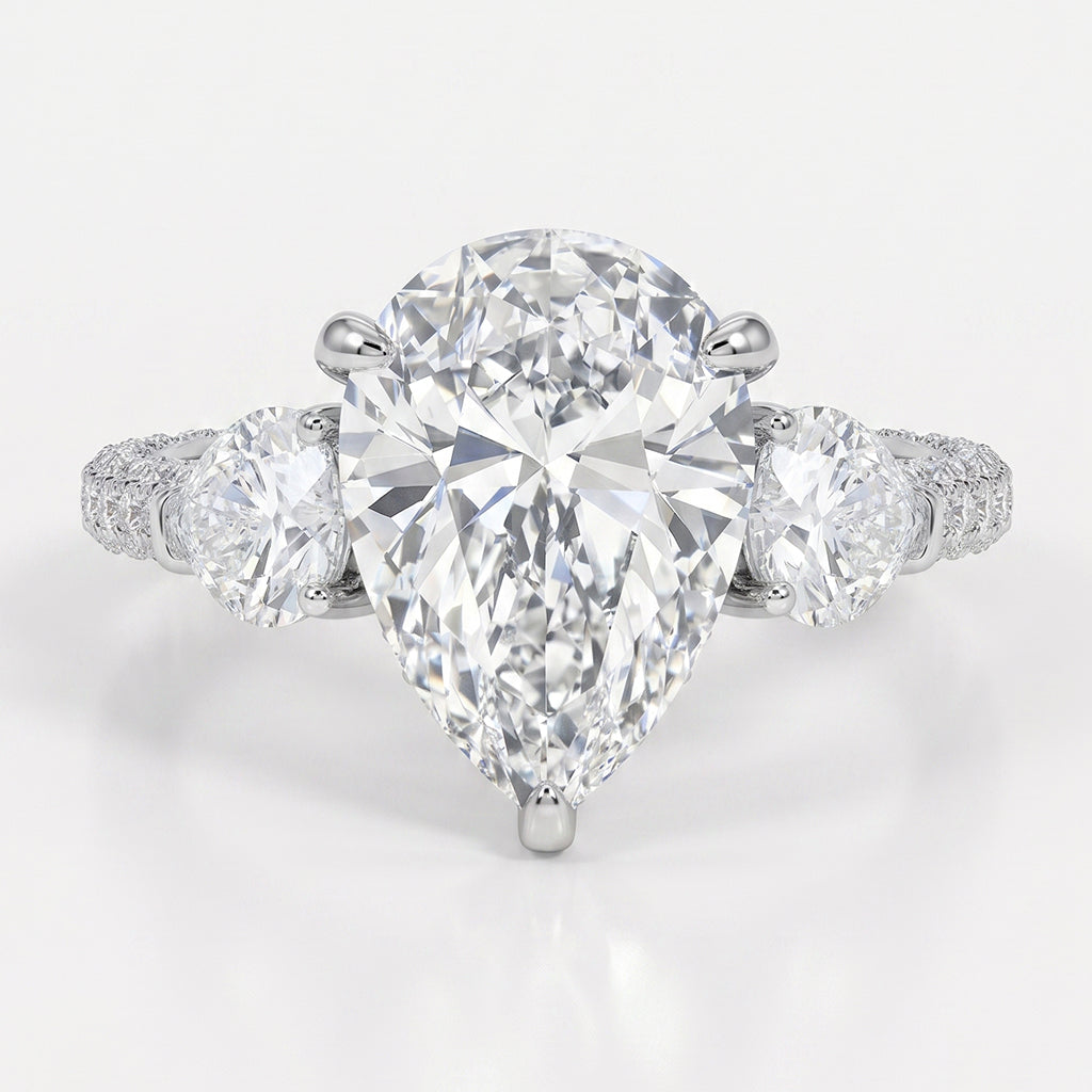 Elegant Tresor Diamond The Amélienne Ring featuring a sparkling diamond solitaire set in a delicate gold band.