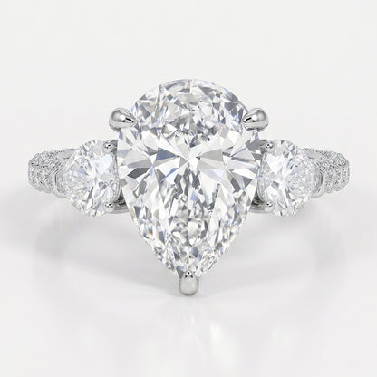 Elegant Tresor Diamond The Amélienne Ring featuring a sparkling diamond solitaire set in a delicate gold band.