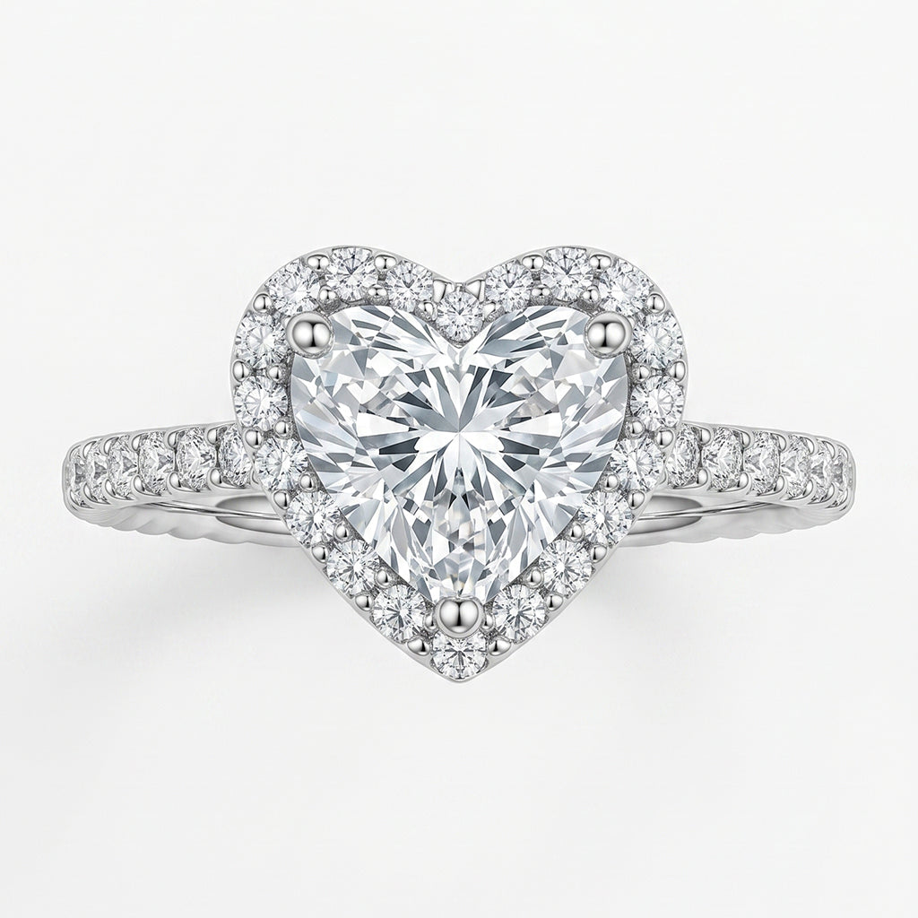 Gold ring with intricate design and sparkling diamonds, showcasing the Tresor Diamond Aurette Ring on a white background.