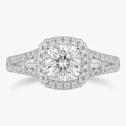 Elegant Tresor Diamond Fiorenza Ring featuring a sparkling central gemstone and intricate band design.
