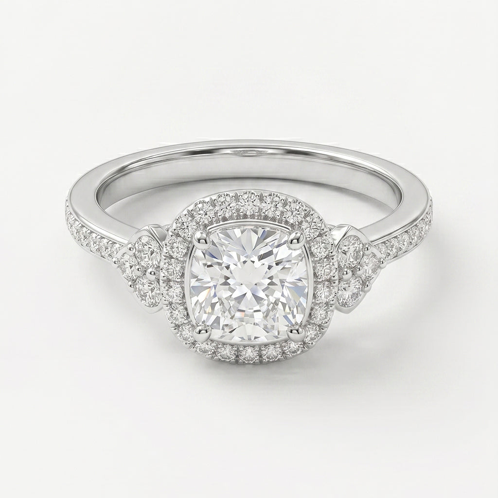 Gold Odessa Ring by Tresor Diamond featuring a sleek band and elegant design, shown on a white background.