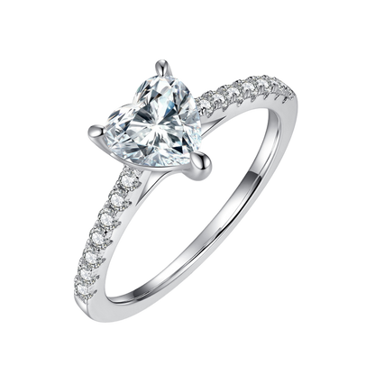 The Amoria Ring moissanite engagement ring by Trésor Diamond