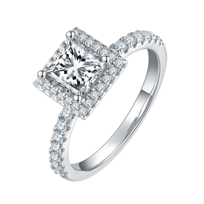 The Annelise Ring moissanite engagement ring by Trésor Diamond