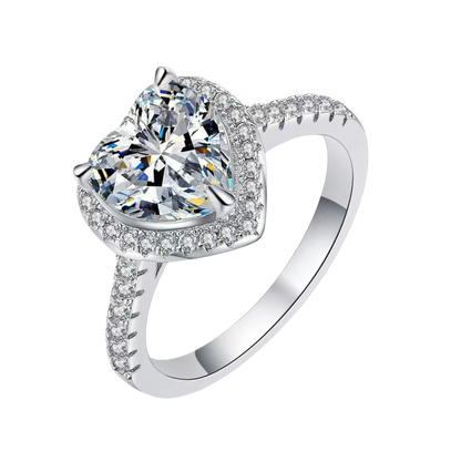 The Anora Ring moissanite engagement ring by Trésor Diamond