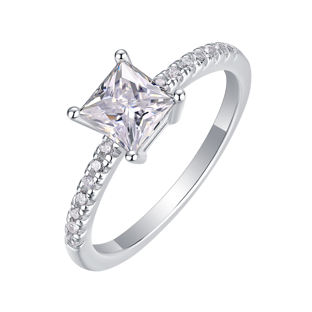 The Arlette Ring moissanite engagement ring by Trésor Diamond