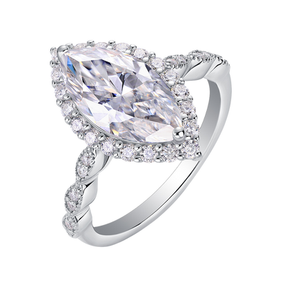 The Dream Ring moissanite engagement ring by Trésor Diamond