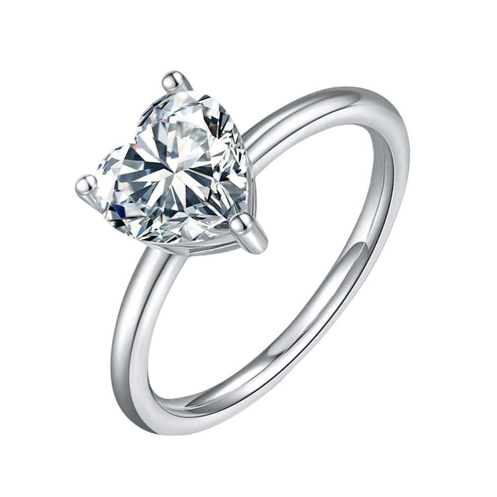 The Elysia Ring moissanite engagement ring by Trésor Diamond