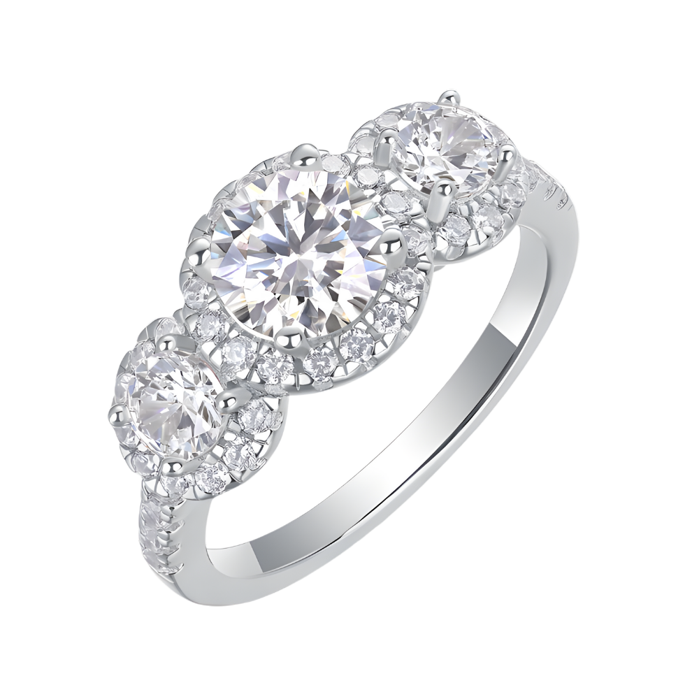 The Emma Ring moissanite engagement ring by Trésor Diamond
