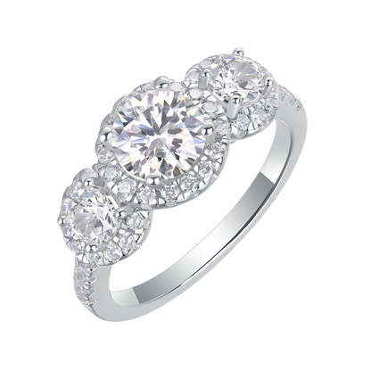 The Emma Ring moissanite engagement ring by Trésor Diamond