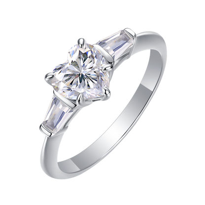 The Estelle Ring moissanite engagement ring by Trésor Diamond