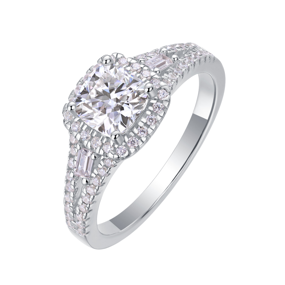 The Fiorenza Ring moissanite engagement ring by Trésor Diamond