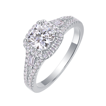 The Fiorenza Ring moissanite engagement ring by Trésor Diamond
