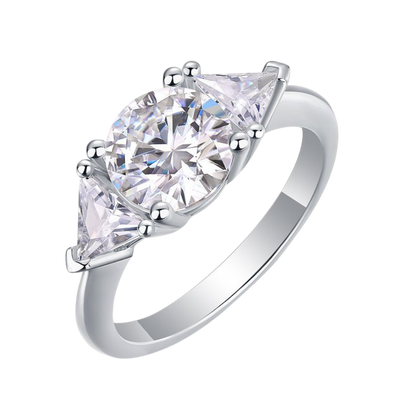 The Liana Ring moissanite engagement ring by Trésor Diamond