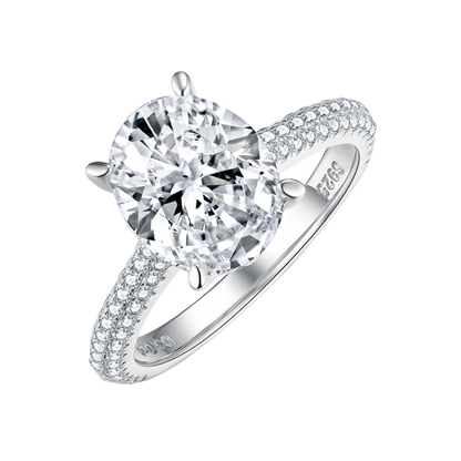 The Lily Ring moissanite engagement ring by Trésor Diamond