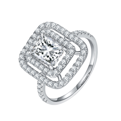 Elegant Tresor Diamond Pure Ring featuring a sleek band with a sparkling diamond centerpiece.