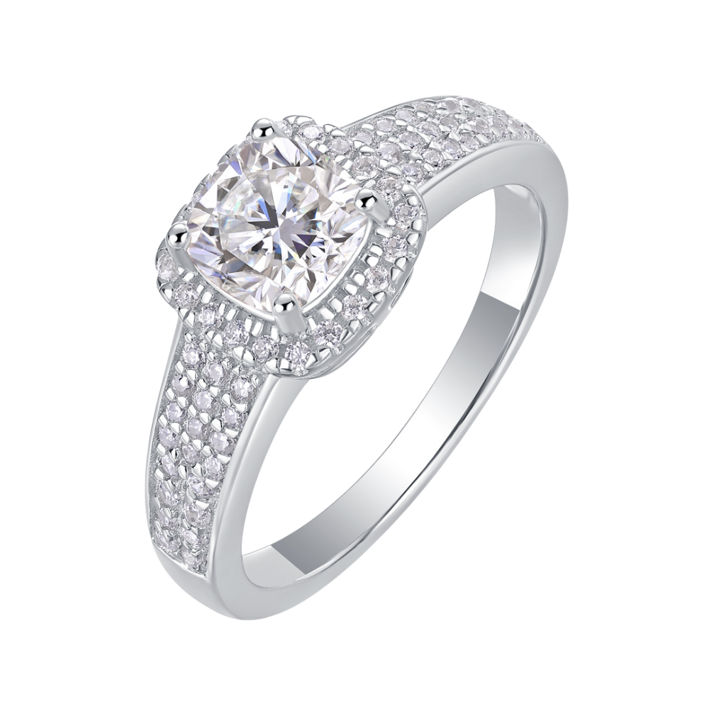 The Solange Ring moissanite engagement ring by Trésor Diamond