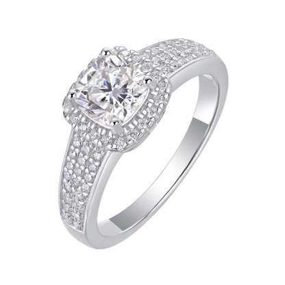 The Solange Ring moissanite engagement ring by Trésor Diamond