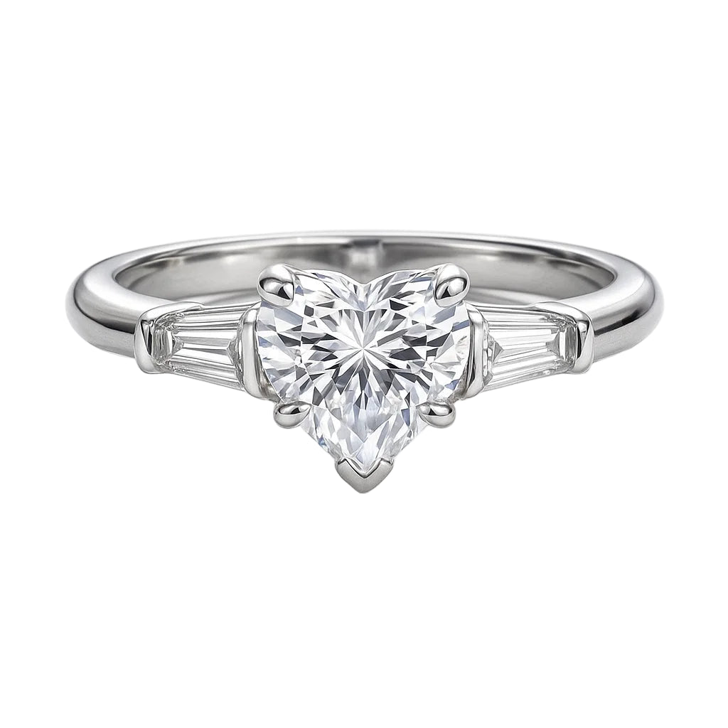 The Estelle Ring moissanite engagement ring by Trésor Diamond