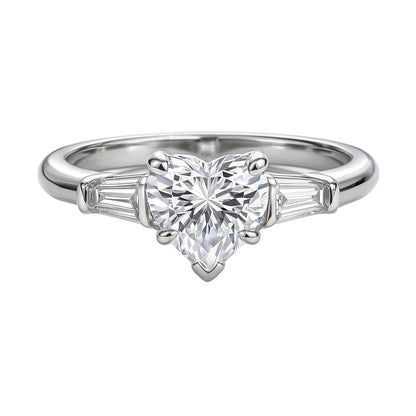 The Estelle Ring moissanite engagement ring by Trésor Diamond
